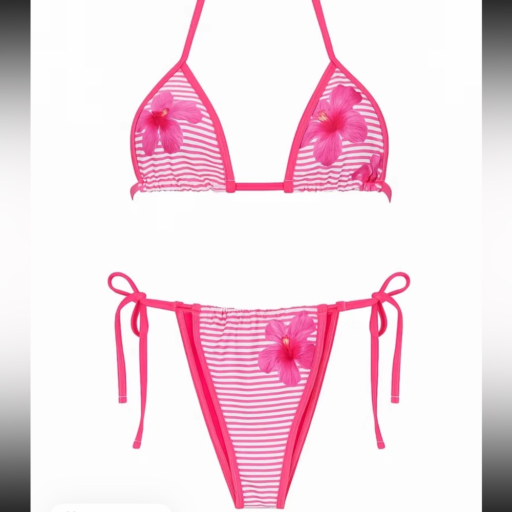 The Tropical Society Floral Bikini Set